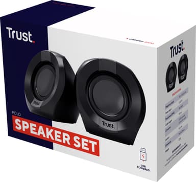 Trust Polo 2.0 stasjonær høyttaler (sort)