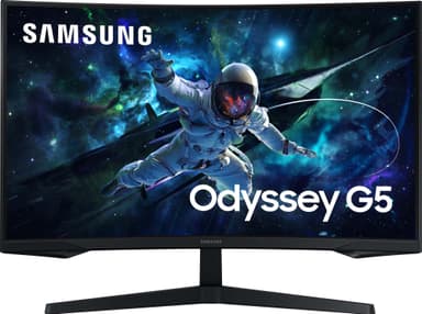 Samsung Odyssey G55C LS32CG552EUXEN 32” buet VA gamingskjerm