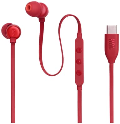 JBL Tune 310 USB C øreplugger (rød)