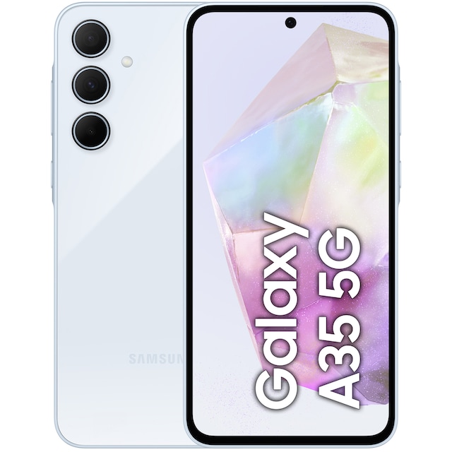 Samsung Galaxy A35 5G smarttelefon 6/128GB (lyseblå)