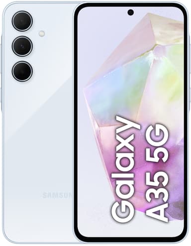 Samsung Galaxy A35 5G smarttelefon 6/128GB (lyseblå)
