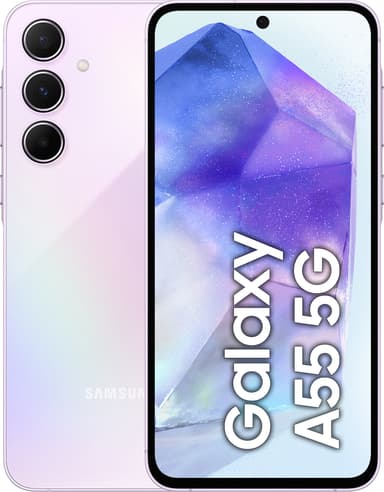Samsung Galaxy A55 5G smarttelefon 8/128GB (lilla)