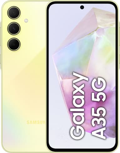 Samsung Galaxy A35 5G smarttelefon 6/128GB (gul)