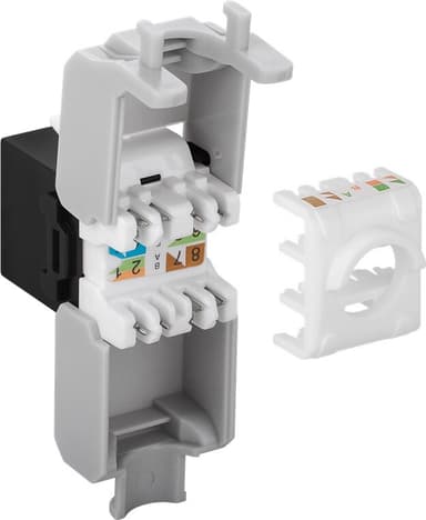CAT 6A Keystone RJ45-modul, UTP, 500 MHz21529