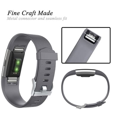 Armbånd til Fitbit Charge 2 L Grå