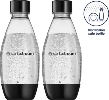 SodaStream DWS Fuse kullsyreflaske 1748223770 (2-pk., sort)