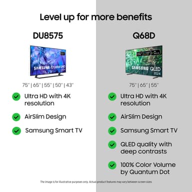 Samsung 43" DU8575 4K Smart-TV (2024)