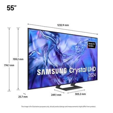 Samsung 55" DU8575 4K Smart-TV (2024)
