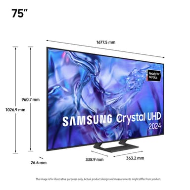 Samsung 75" DU8575 4K Smart-TV (2024)