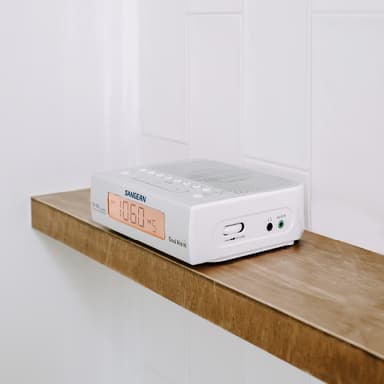 Sangean RCR-5 klokkeradio (sølv)