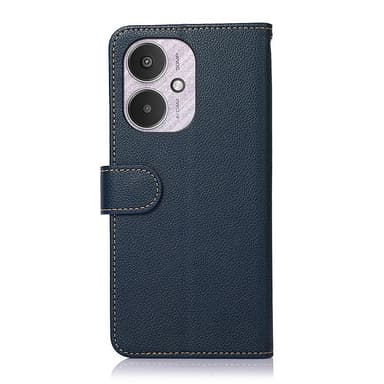 KHAZNEH Lommebok-deksel til Xiaomi Redmi 13C - Blå/Brun