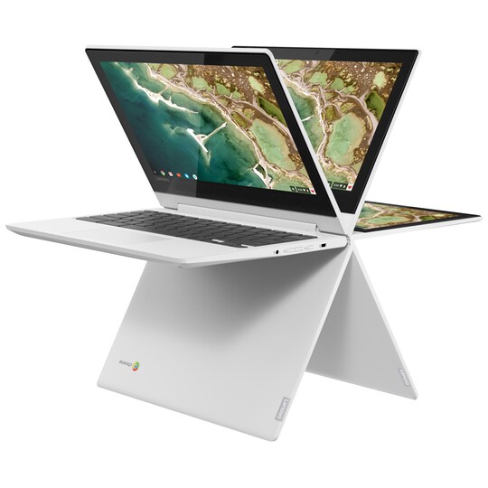 Lenovo Chromebook C330 11,6" 2-i-1 bærbar PC (hvit)
