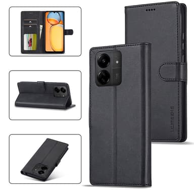 LC.IMEEKE Lommebok-deksel Deksel til Xiaomi Redmi 13C