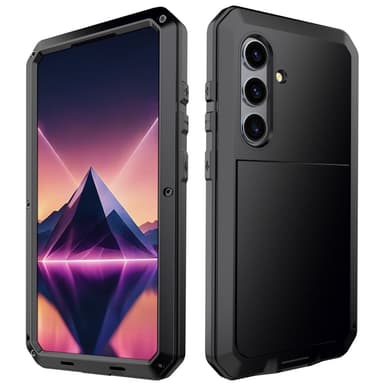 Samsung Galaxy S24 Deksel Armor beskyttelsesdeksel + Herdet Glass
