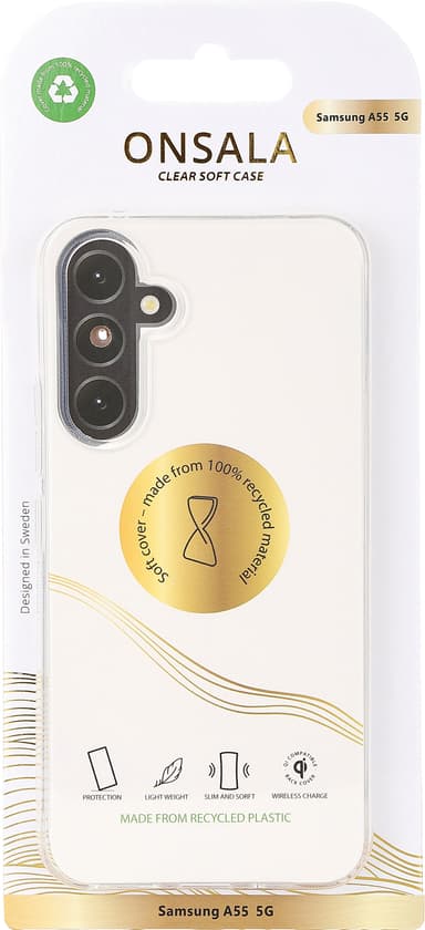 Onsala Samsung Galaxy A55 5G gjennomsiktig deksel