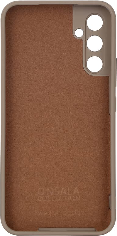 Onsala Samsung Galaxy A35 5G silikondeksel (brun)