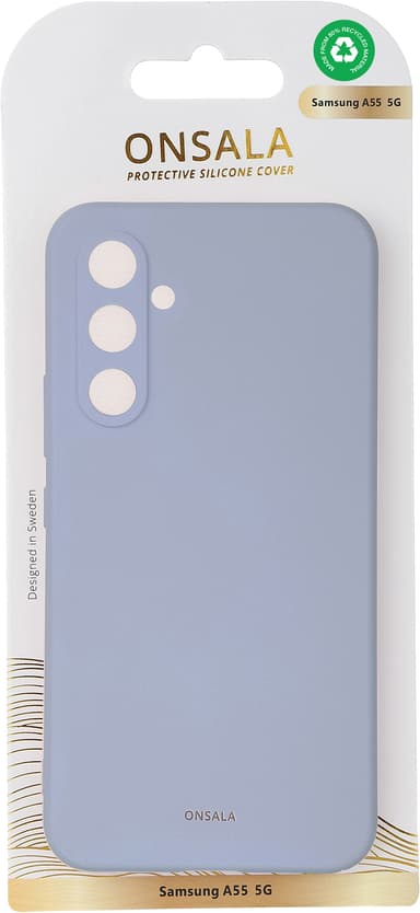 Onsala Samsung Galaxy A55 5G silikondeksel (blå)