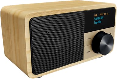 Sangean DDR-7 digitalradio (naturlig tre)