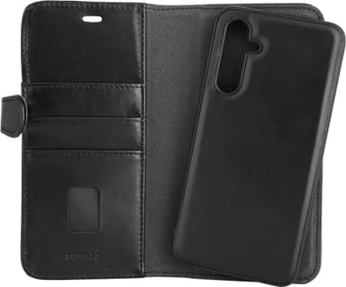 Buffalo 2in1 Samsung Galaxy A35 5G lommebokdeksel (sort)