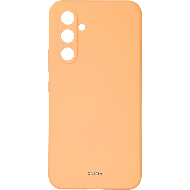 Onsala Samsung Galaxy A55 5G silikondeksel (oransje)