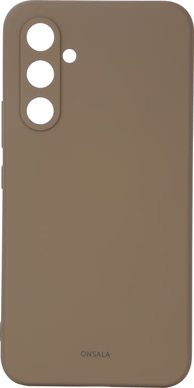 Onsala Samsung Galaxy A55 5G silikondeksel (brun)
