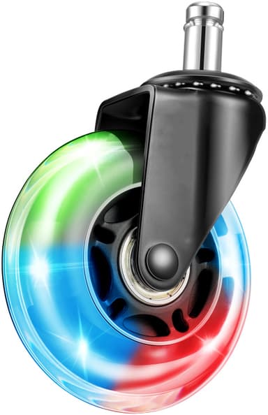 Piranha hjul for gamingstol – 5 pakning (RGB)