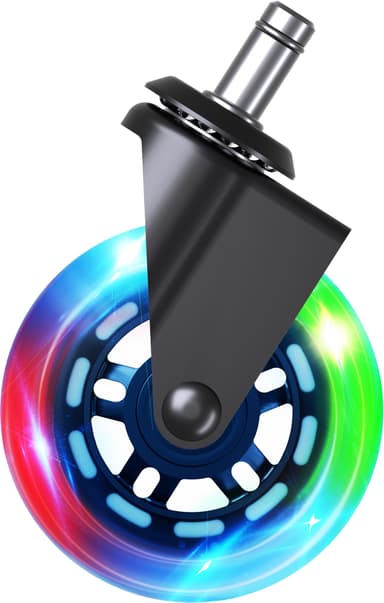 Piranha hjul for gamingstol – 5 pakning (RGB)