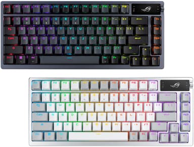 Asus ROG Azoth trådløst tastatur (Moonlight White)