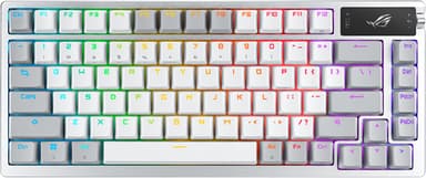 Asus ROG Azoth trådløst tastatur (Moonlight White)