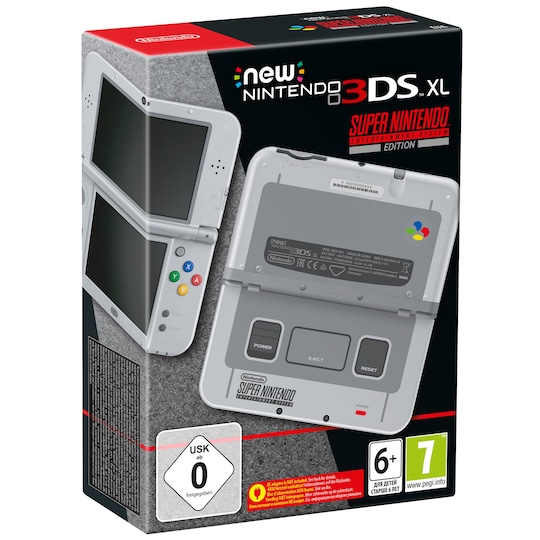 New Nintendo 3DS XL spillkonsoll SNES edition