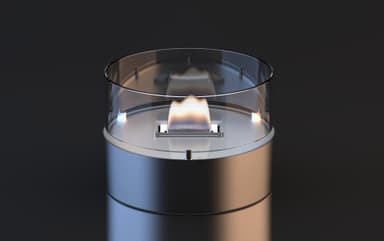 TenderFlame Café bordlykt (aluminium)