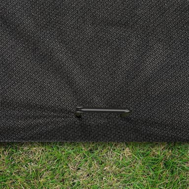 Jordanker 50x Jordspiker 150 x 25 x 2,7 mm (svart)