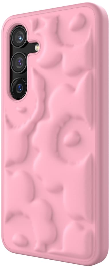 Samsung Galaxy S24 Marimekko Embossed deksel (rosa)