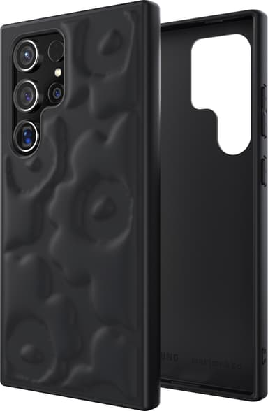 Samsung Galaxy S24 Ultra Marimekko Embossed deksel (sort)