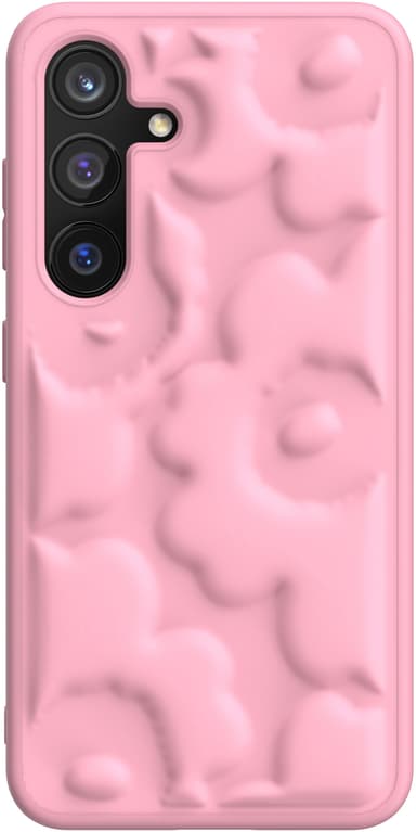 Samsung Galaxy S24 Marimekko Embossed deksel (rosa)
