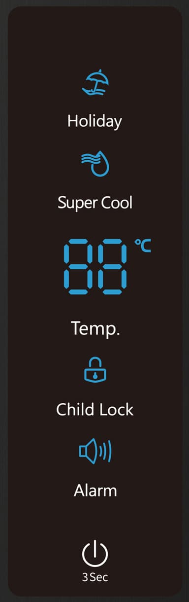 Epoq kjøleskap ETR185DI23D