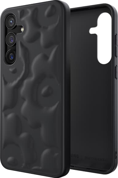 Samsung Galaxy S24 Plus Marimekko Embossed deksel (sort)