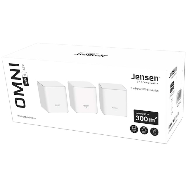 Jensen Omni Lite WF6/AX1500 mesh-sett (3-pakning)