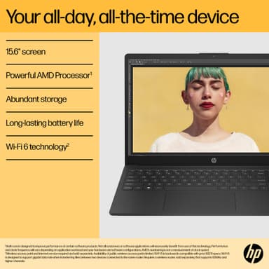 HP Laptop R5/8/512 15,6" bærbar PC