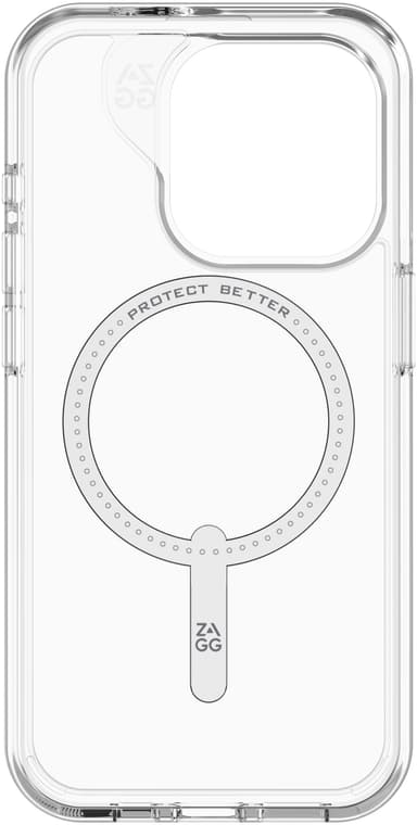 Zagg iPhone 15 Pro Crystal Palace Snap deksel (gjennomsiktig)