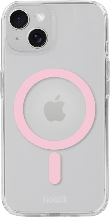 Holdit iPhone 15/14/13 MagSafe deksel (rosa)