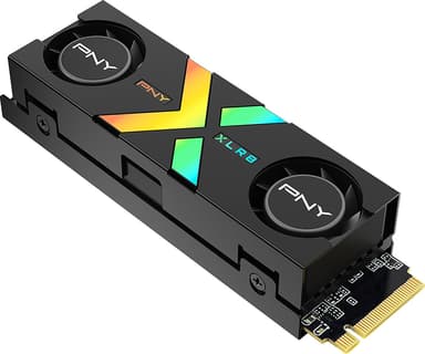 PNY CS3150 M.2 Gen 5 intern SSD med RGB (1 TB)