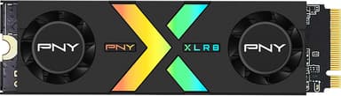 PNY CS3150 M.2 Gen 5 intern SSD med RGB (1 TB)
