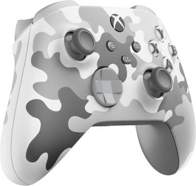 Xbox Arctic Camo spillkontroller (Hvitgrå camo)
