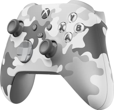 Xbox Arctic Camo spillkontroller (Hvitgrå camo)