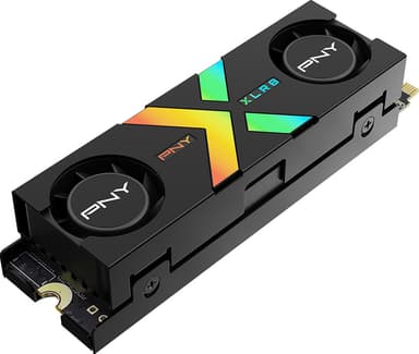 PNY CS3150 M.2 Gen 5 intern SSD med RGB (1 TB)