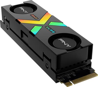 PNY CS3150 M.2 Gen 5 intern SSD med RGB (1 TB)