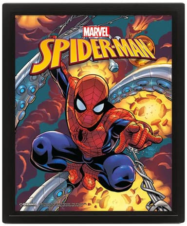 Pan Vision Marvel 3D-plakat (Spiderman)