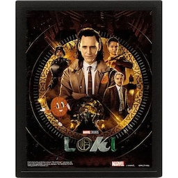 Pan Vision Loki 3D-plakat (Glorious Purpose)