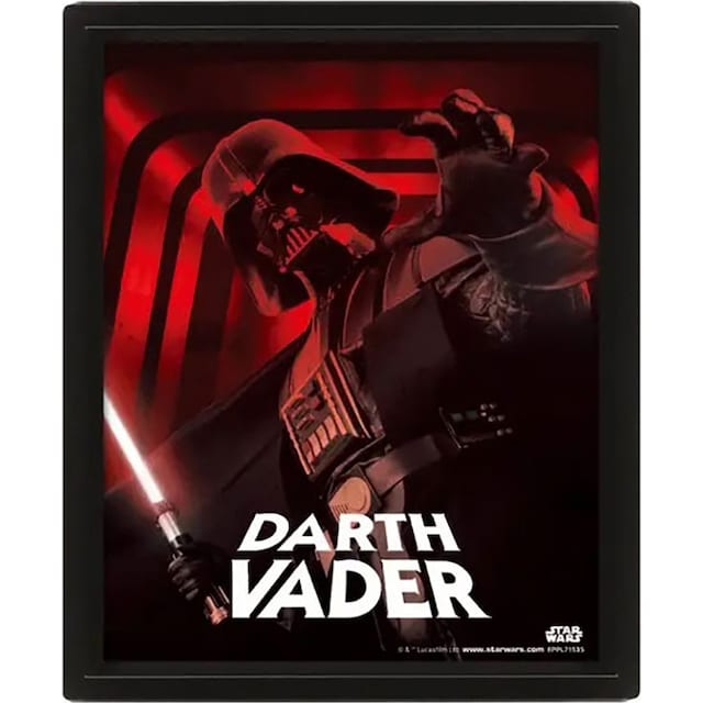 Pan Vision Star Wars 3D-plakat (Darth Vader)